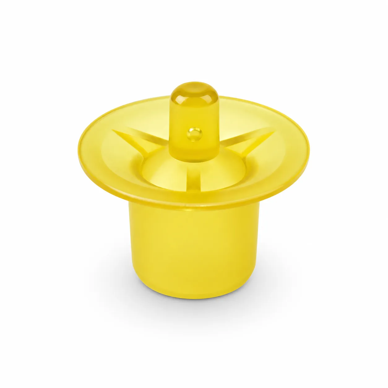 Yellow JZ/BZ plastic queen cell cup