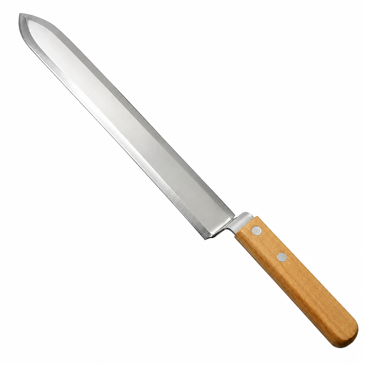 Cuchillo Desoperculador de Acero Inoxidable con Mango de Madera