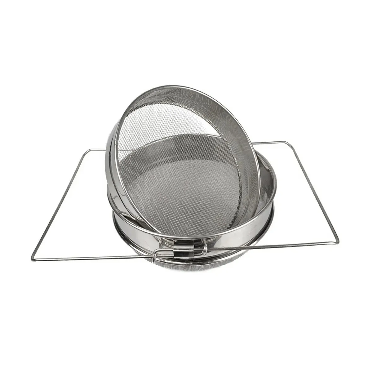 Cedazo Doble para Miel de Acero Inoxidable, 16 cm 2