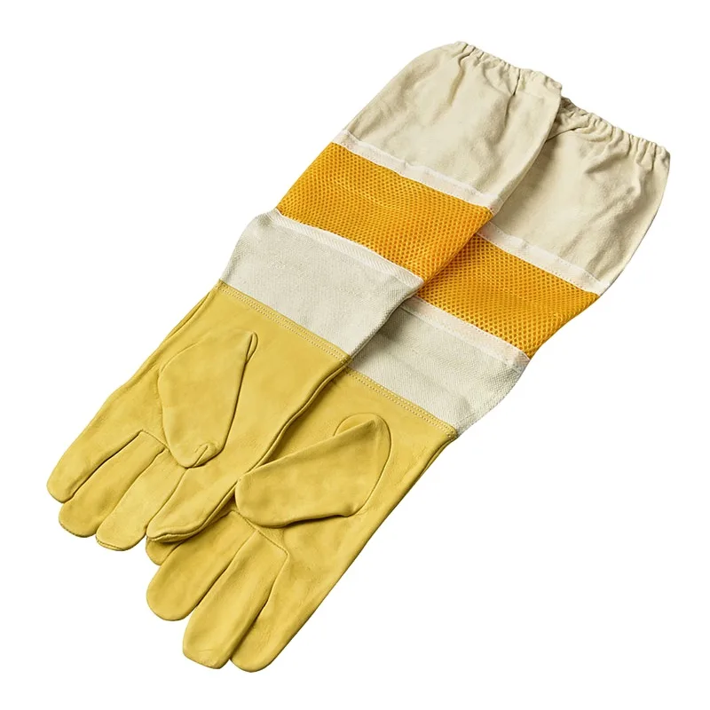 Guantes de cuero premium para apicultura
